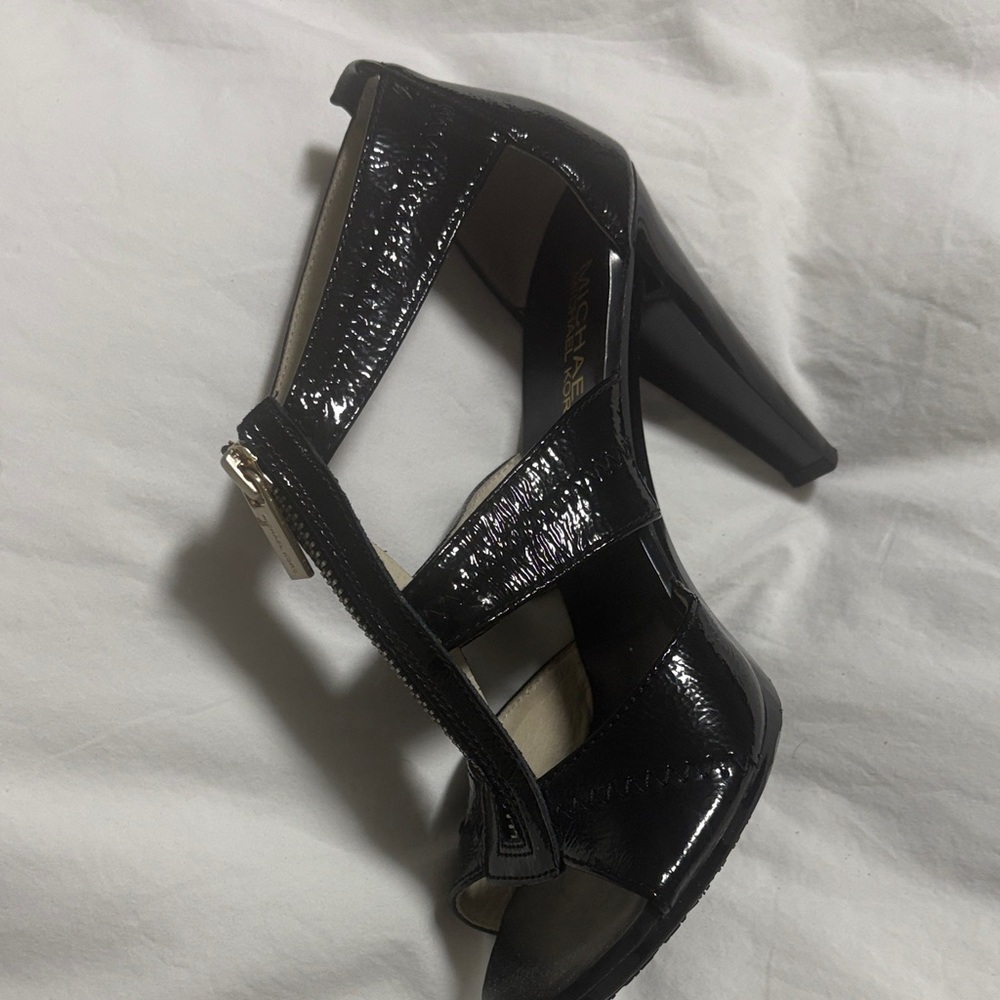 Michael Kors Black Patent Heels - Picture 4 of 9